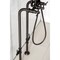 Aqua Vintage CCK8405DL Freestanding Tub Faucet with Supply Line, Stop Valve, Oil Rubbed Bronze CCK8405DL - alternate 4